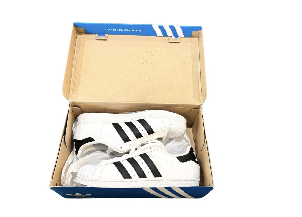Adidas Superstar Sneakers – Size 7 – White – Brand New (2 Pairs Available)