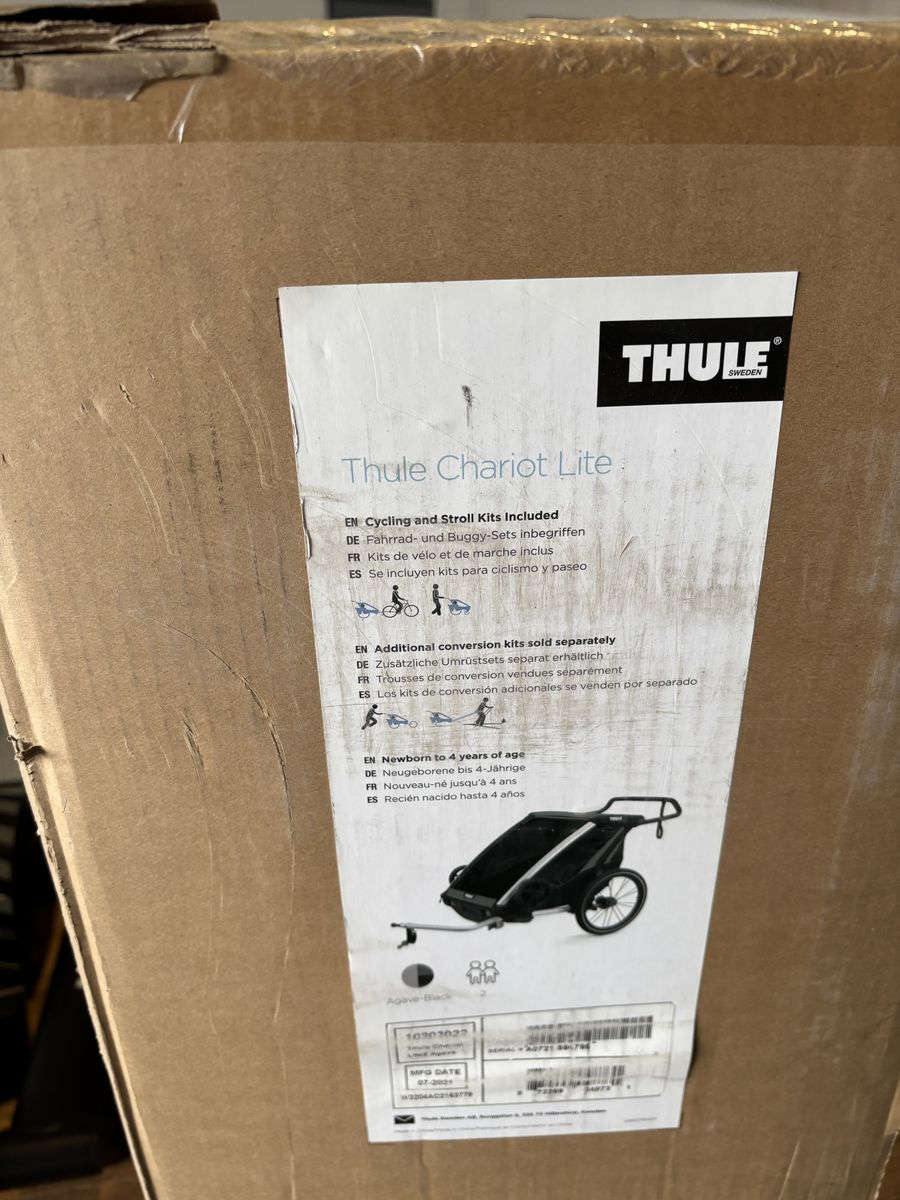 New Thule chariot Lite 2 person + jogger kit