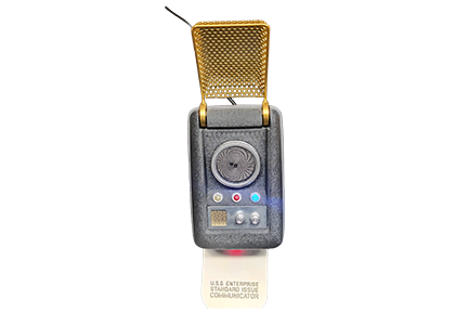 The Wand Company Star Trek Bluetooth Communicator w/ Box & Holster