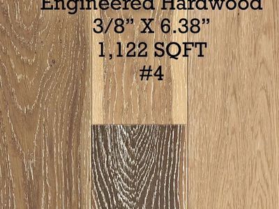 $1.34/SQFT Engineered Hardwood Flooring 1,122 SQFT