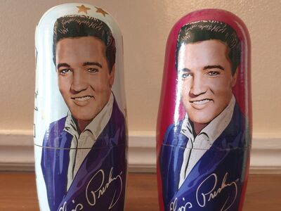 New Crafters Elvis Nesting Dolls Limited Edition