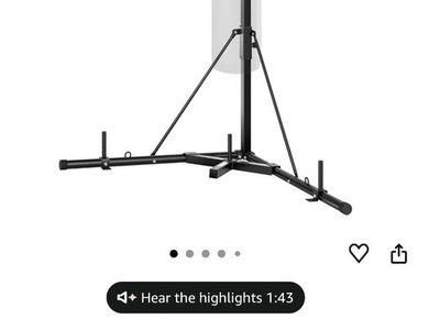 Boxing bag stand