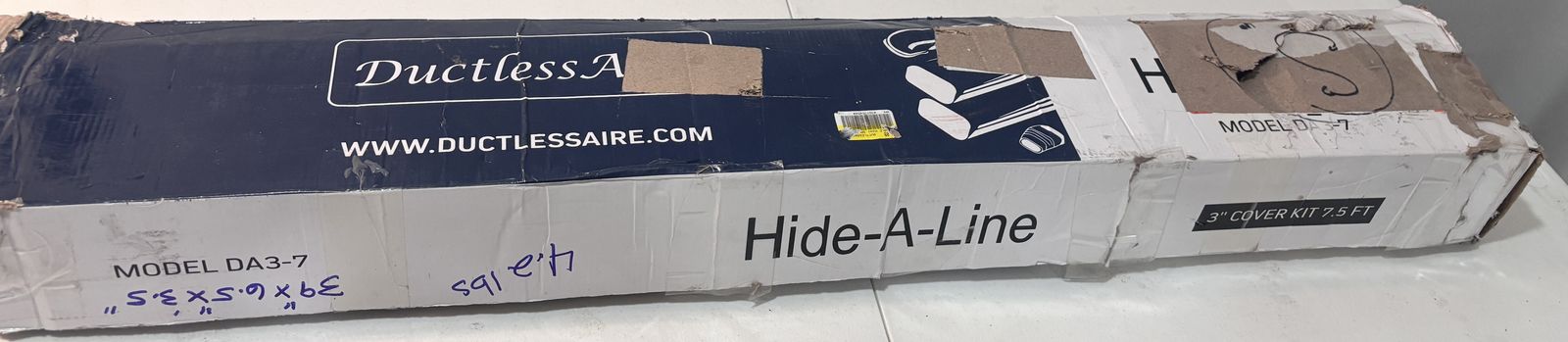 The Hide-A-Line DA3-7 3" Cover Kit (7.5 Feet) is used to hide, protect,