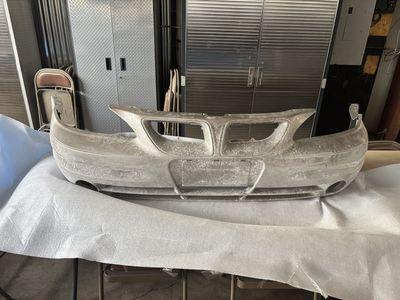 New Painted Front Bumper 2003-2005 Pontiac Grand Am SE - Silver/Gray (WA994L)