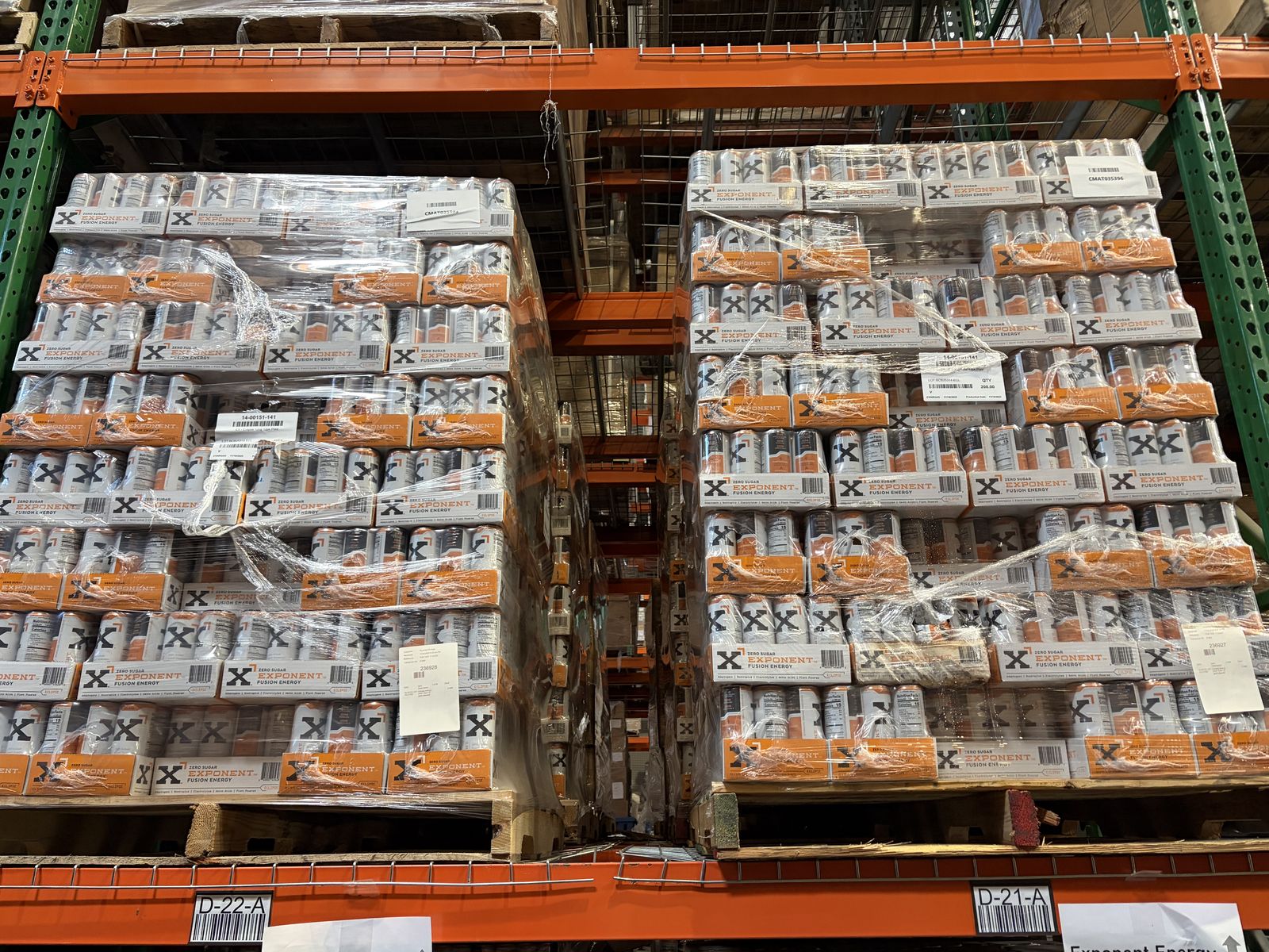 EXPONENT-BRANDED ENERGY DRINKS
