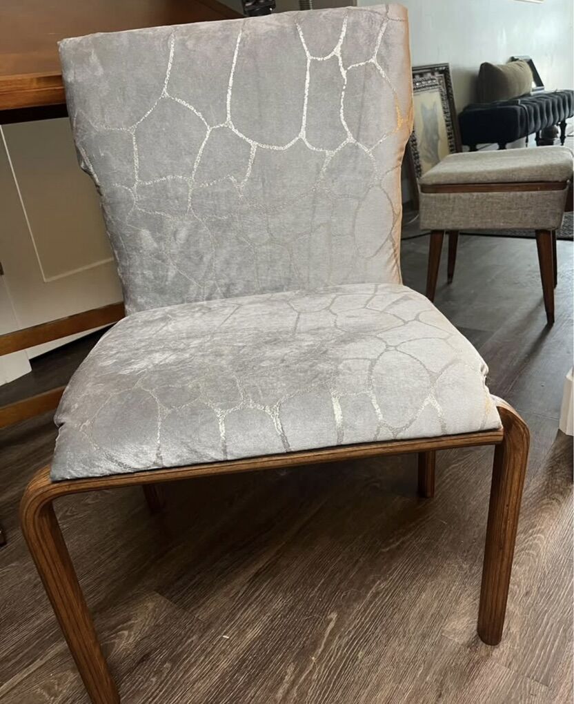 MCM Armless Dark Walnut Modern Chair