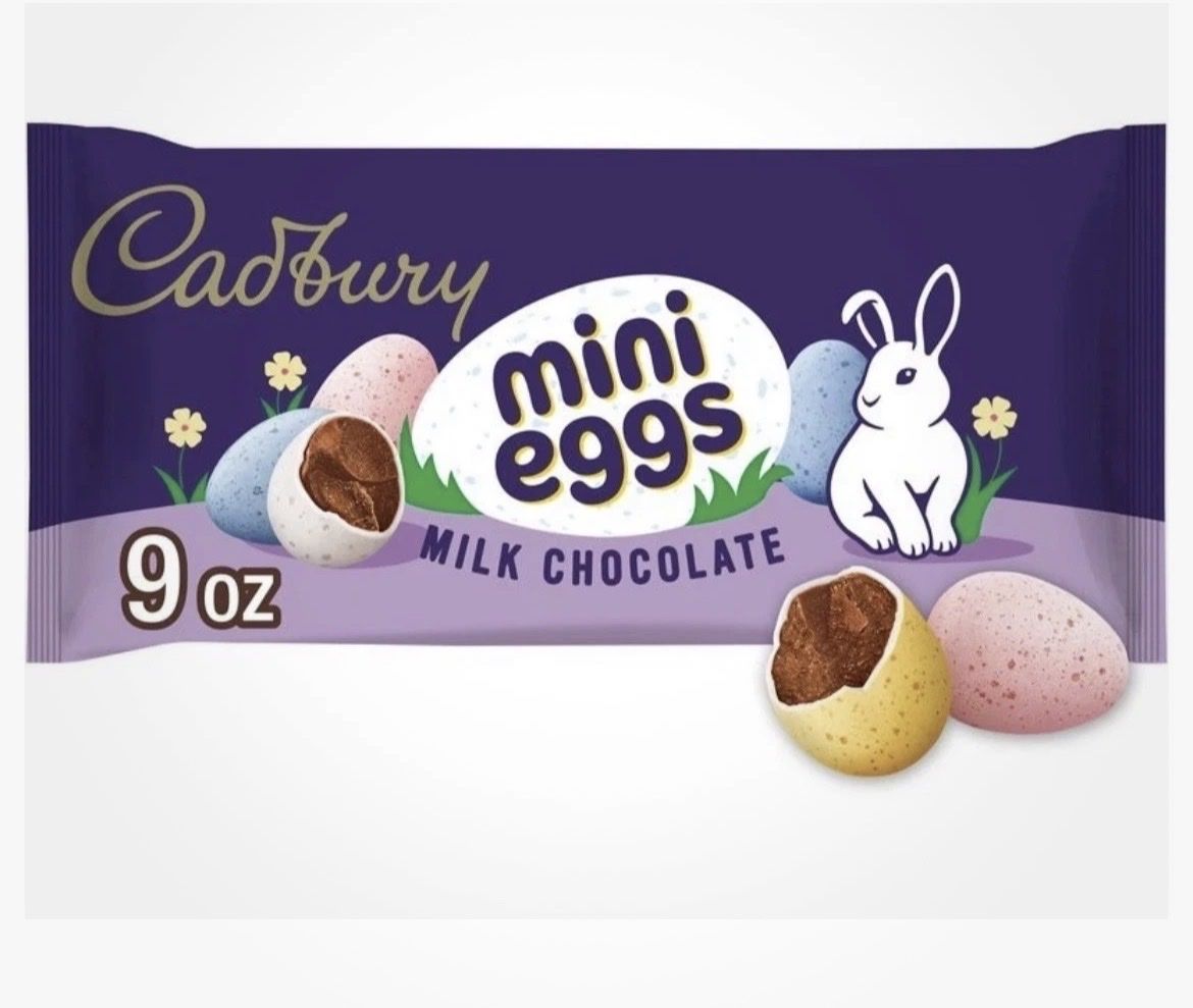 Cadbury mini eggs  Milk chocolate 9 oz bag