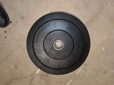 Titan Fitness 25lb bumper plates