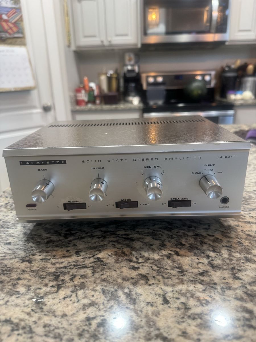 Lafayette LA-224T Solid State Stereo Amplifier Vintage Audio Japan