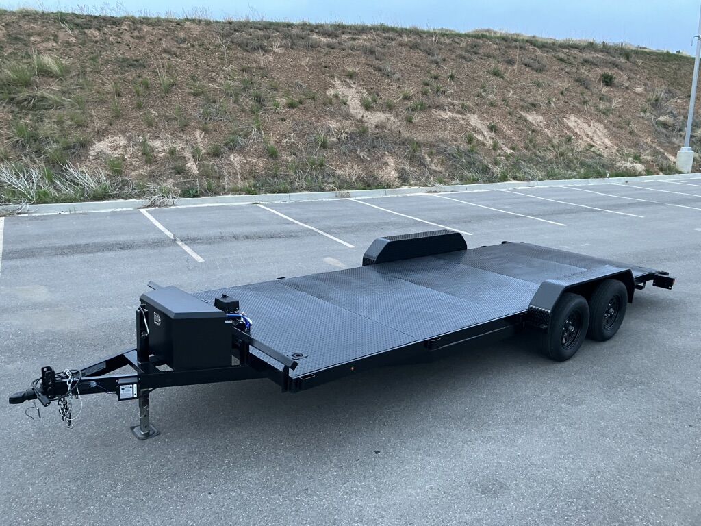 20' Foot Dove Tail Car Hauler, 7000 GVWR, For Rent