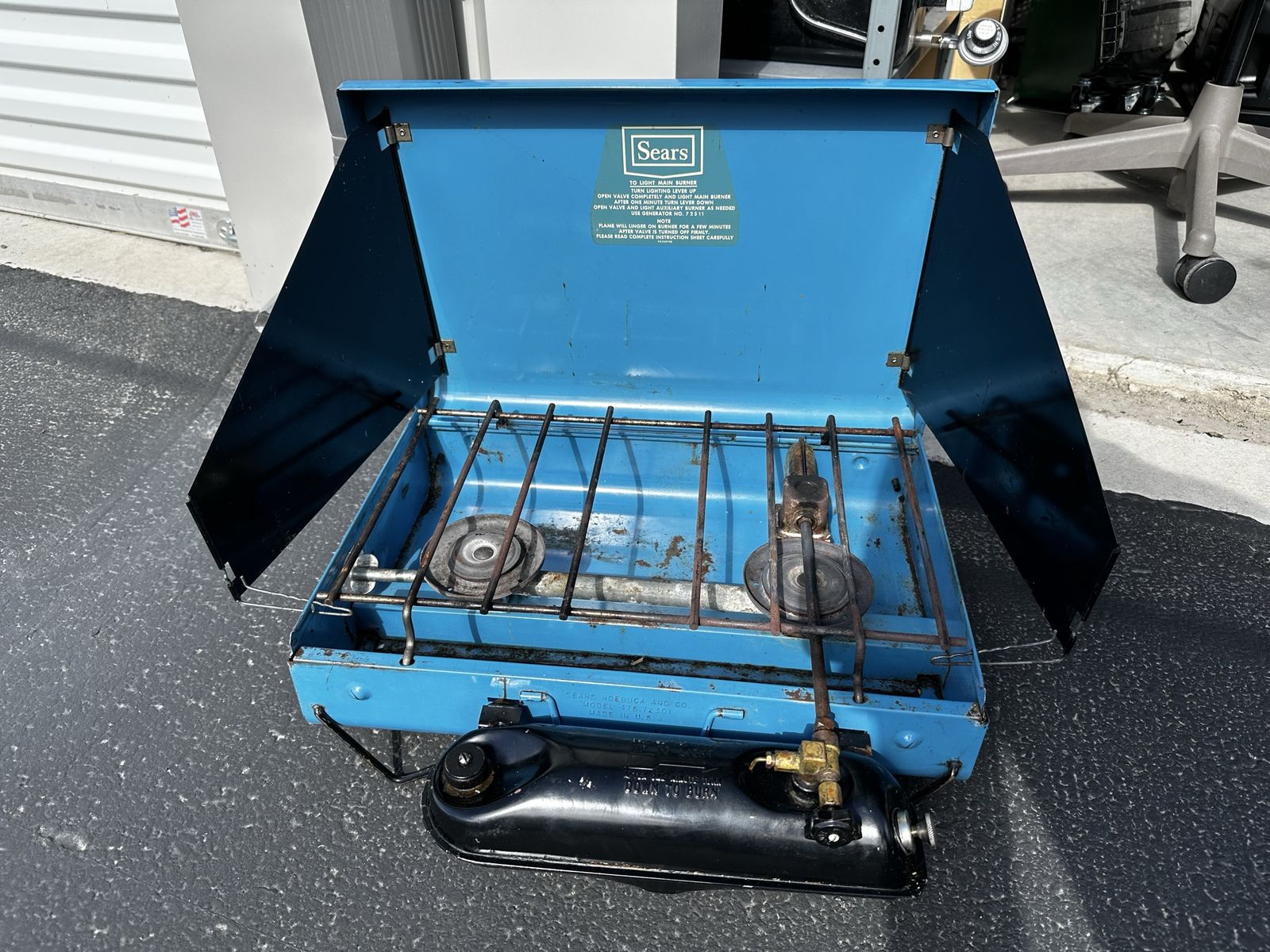 Sears vintage Coleman stove