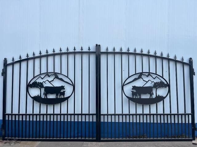 New Wrought Iron Gates