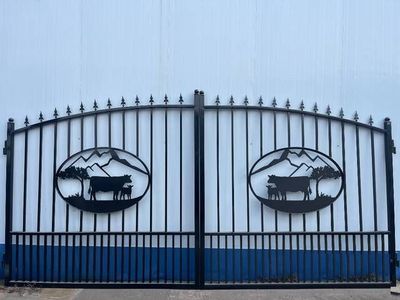 New Wrought Iron Gates