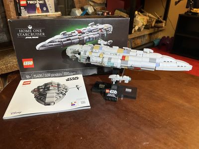 LEGO Star Wars Home One Starcruiser 75405 (559 Pieces) Assembled with Box and Manual