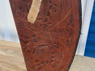 Hand Tooled Leather Gun Case