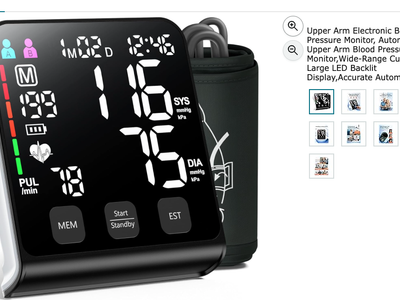 Upper Arm Electronic Blood Pressure Monitor
