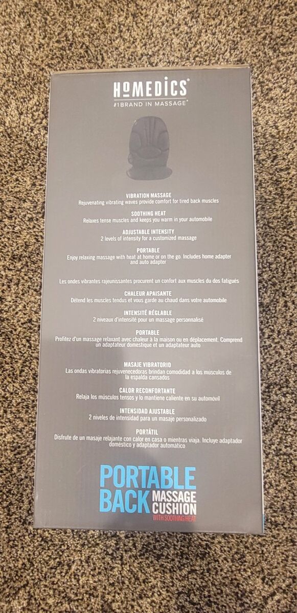 Homedic portable back massage cushion