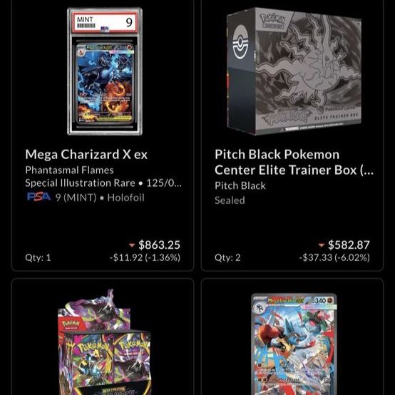 Pokemon cards trade for sealed product