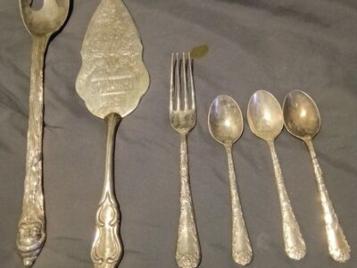 vintage silver ware
