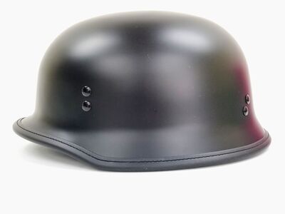 Highway 21 - 9MM GERMAN BEANIE HELMET MATTE BLACK MD (77-1001M-L-R1-S2)