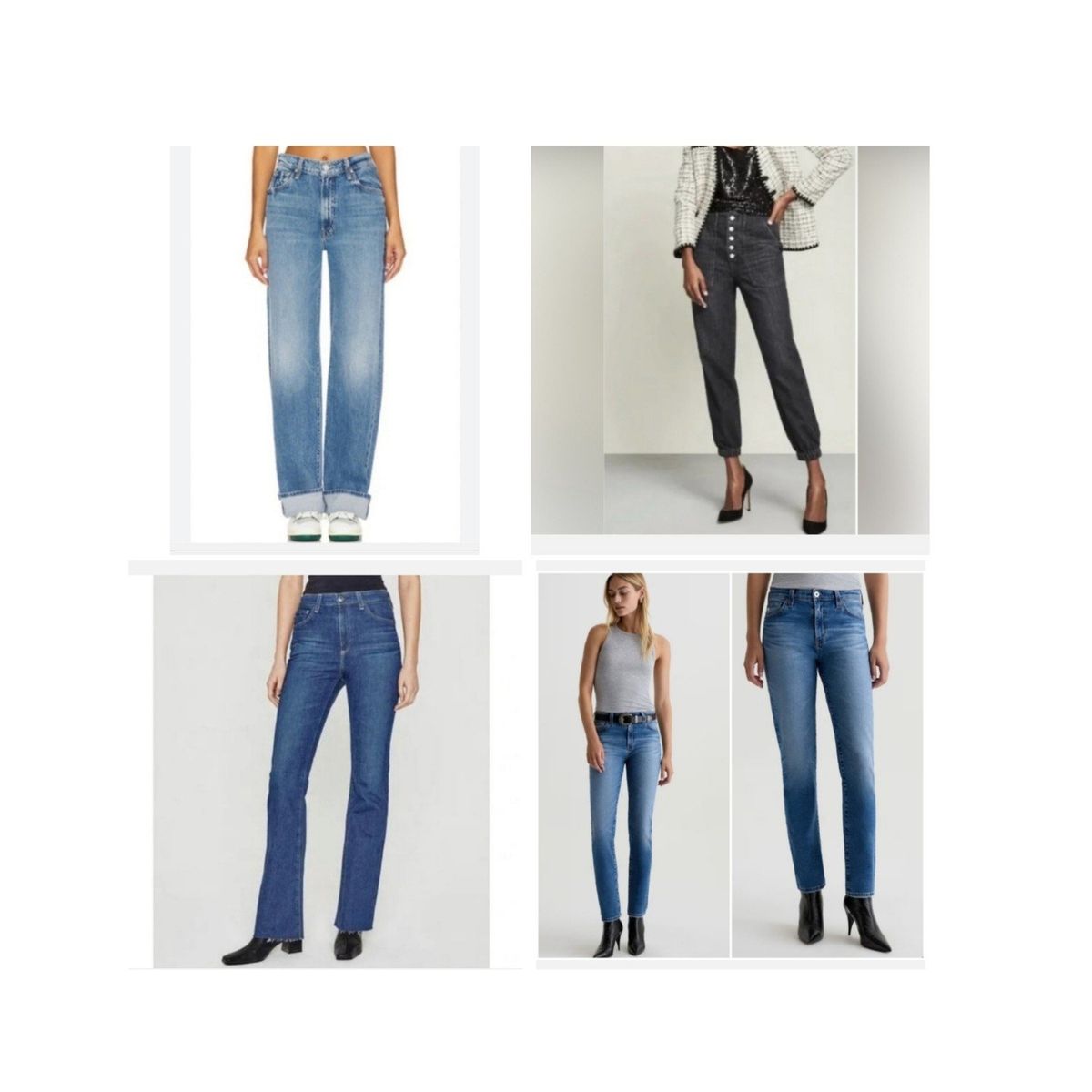 Premium 4 pc. Denim Bundle – MOTHER (NEW), Veronica Beard, AG Jeans (Size 25–27)