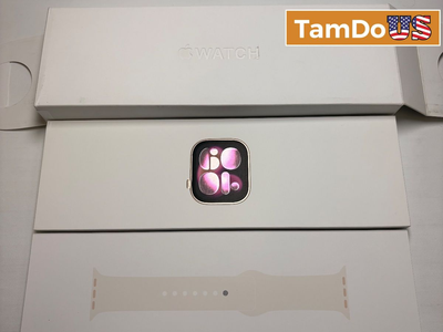 Apple Watch Series 11 (42mm, Cellular) Gold Aluminum Case Sport Band S/M