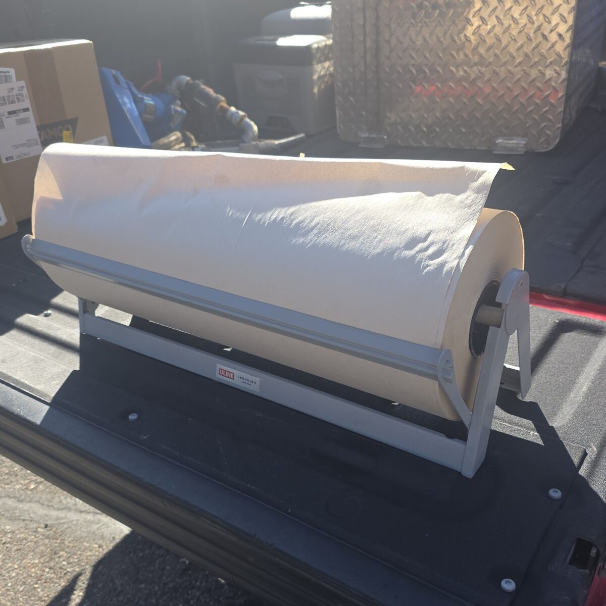 roll of paper with disp e nser.