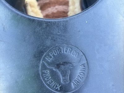 Vintage N. Porter 14” saddle