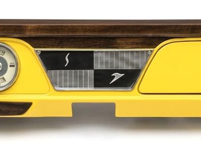 1962 Studebaker Lark Repurposed Dashboard Wall Shelf - Custom Automotive Art / Furniture