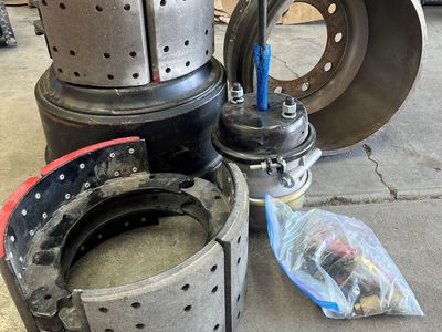 NEW HEAVY-DUTY BRAKE DRUMS & BRAKE SHOES — SAVE MONEY