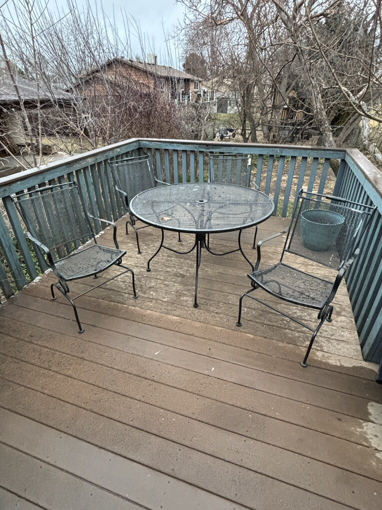 Patio Table And Four Chairs