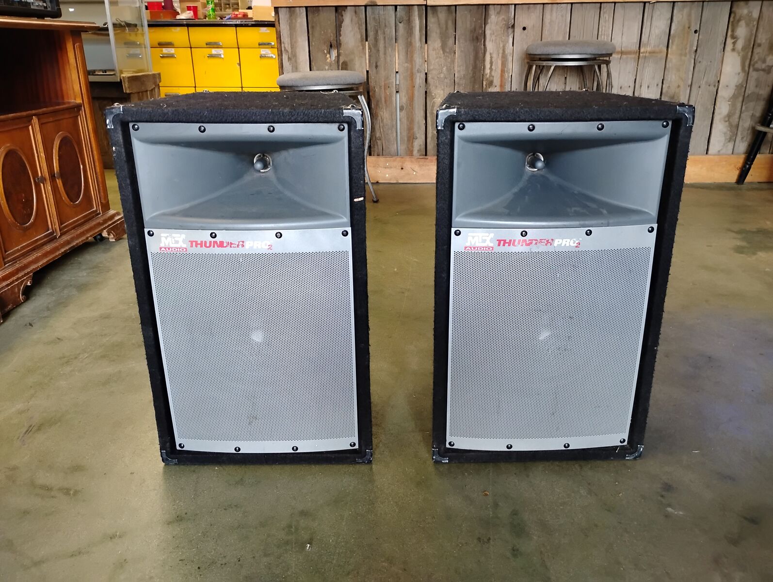 MTX TP1200 Audio Thunder Pro II 2-Way Professional Loudspeaker Pair