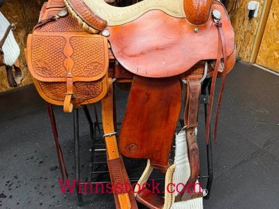 15.5" Circle Y - all around saddle