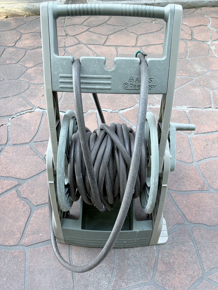 AMES ReelEasy Hose Reel Cart - Portable Garden Hose Storage