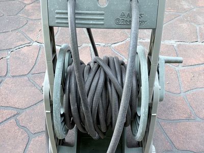 AMES ReelEasy Hose Reel Cart - Portable Garden Hose Storage