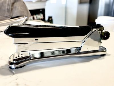 Vintage 1950’s Ace Aceliner 502 Mid Century Modern executive stapler, MCM