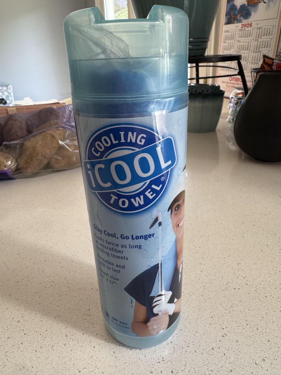 iCOOL Cooling Towel - 26" x 17" Reusable, UPF 50+ UV Protection - Stay Cool Longer