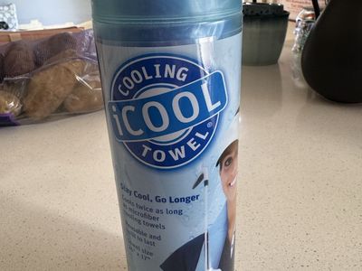 iCOOL Cooling Towel - 26" x 17" Reusable, UPF 50+ UV Protection - Stay Cool Longer