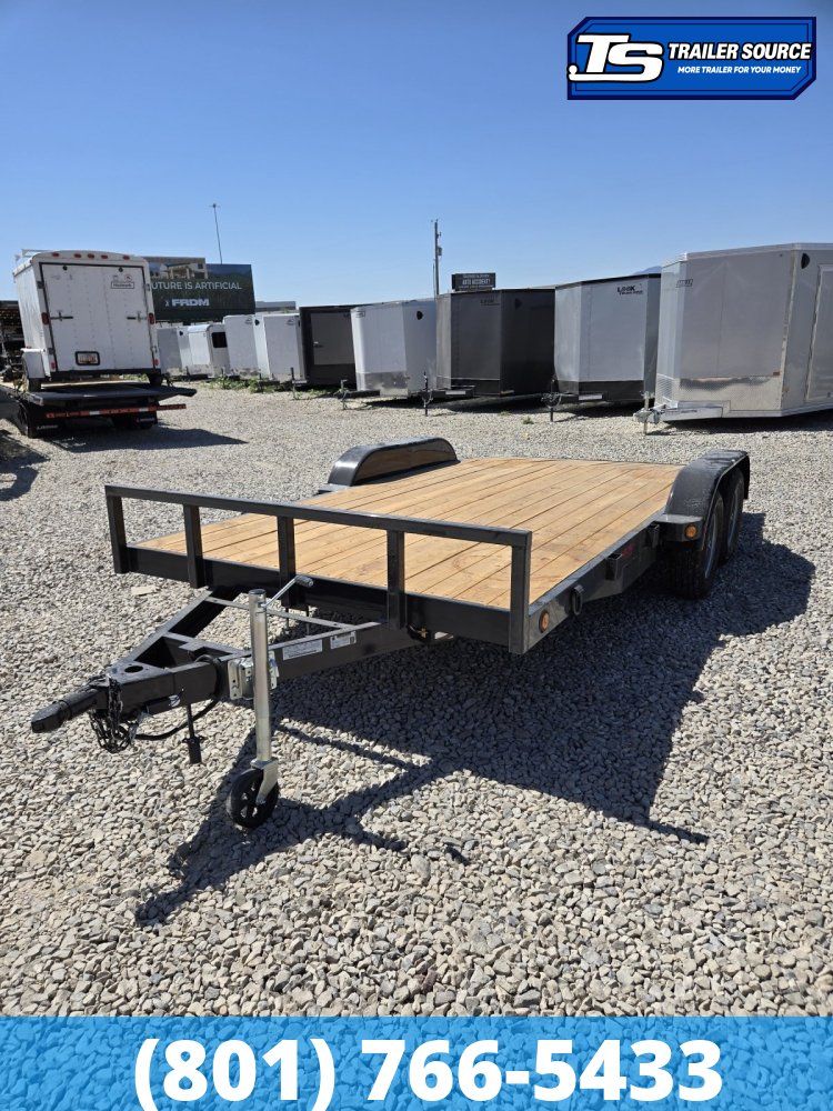 7x16 Echo Car Hauler Flatbed Car Hauler Trailer - 7K GVWR