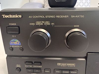 Technics SA-AX530 Home Audio Video Control 5 Channel Stereo Receiver TESTED