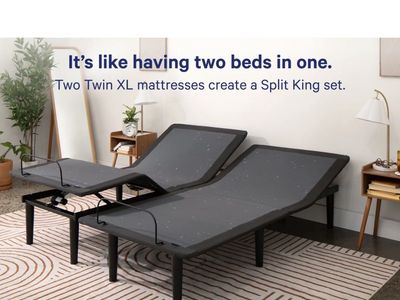Casper Rise Pro Adjustable Base- Split King