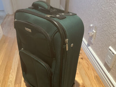Green Carry On Luggage, like new