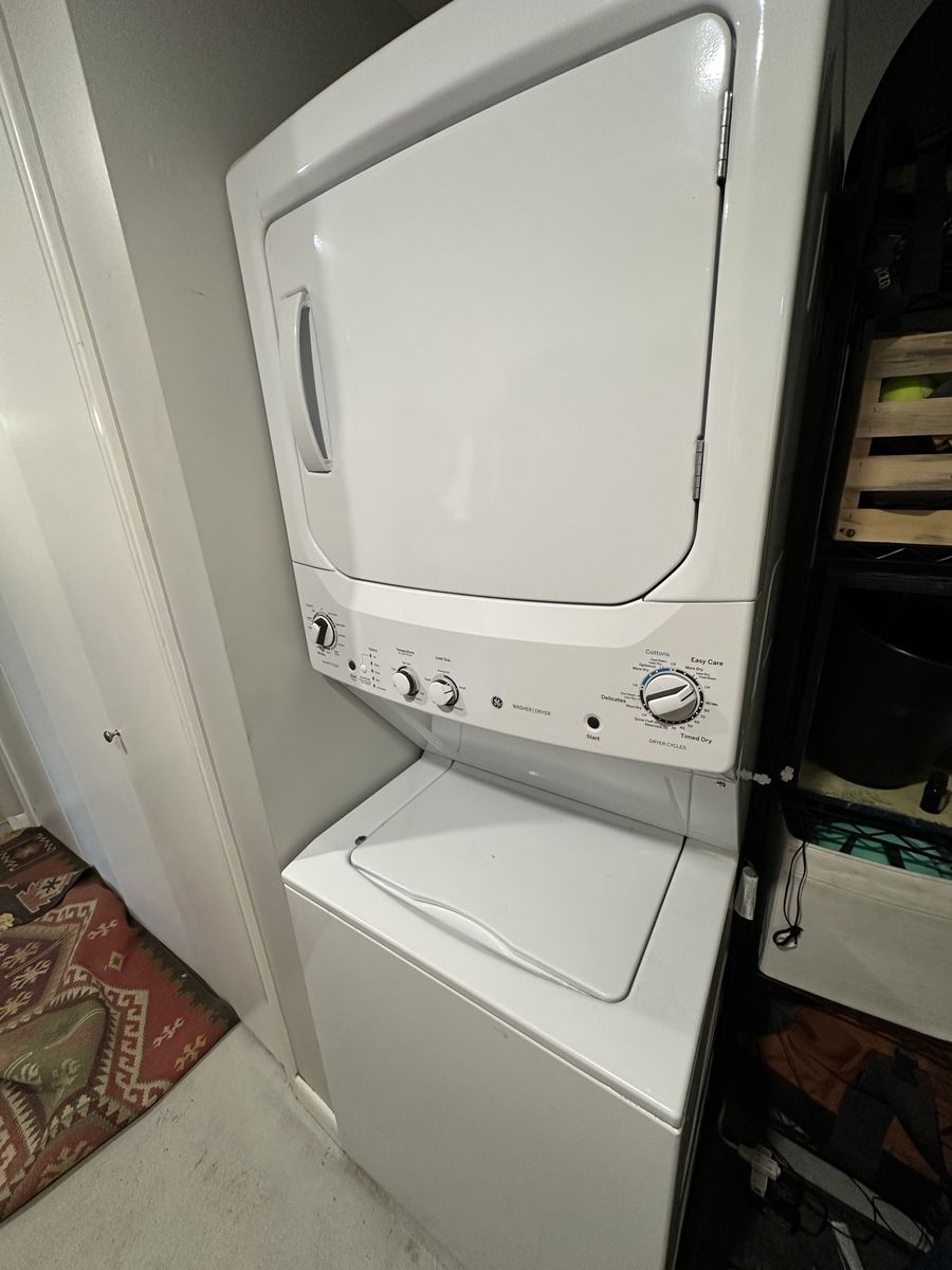 GE Stacked Washer Dryer