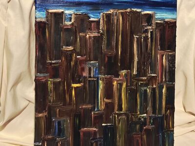 Oil on Canvas Painting 16" x 20"