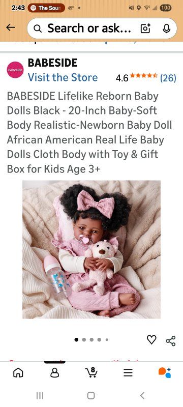 New in Box! 20inch Baby Doll Girl