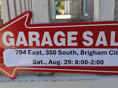 MOVING/GARAGE/YARD SALE Saturday, August 29 8 AM-2 PM