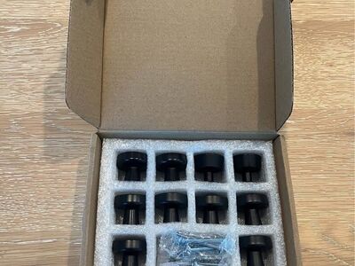 40 Amerock Blackrock 1-1/4" Cabinet Knobs – Black Bronze – Excellent Condition!