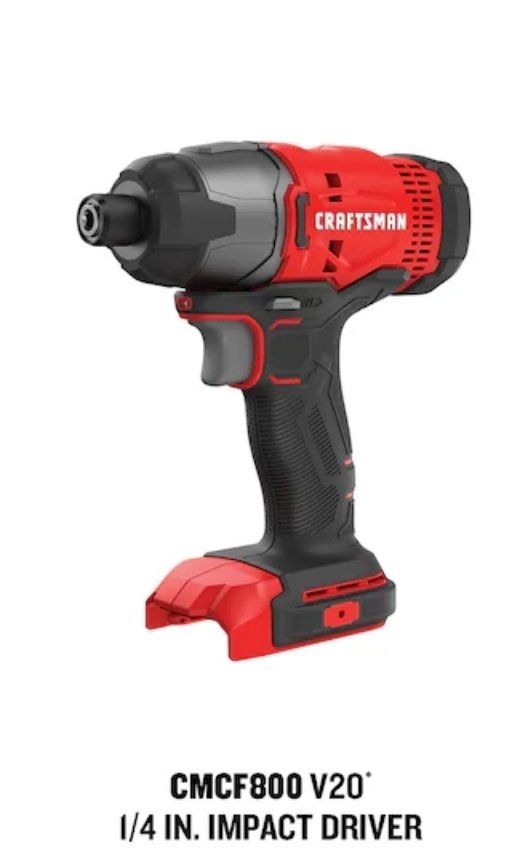craftsman 1/4 impact driver tool only