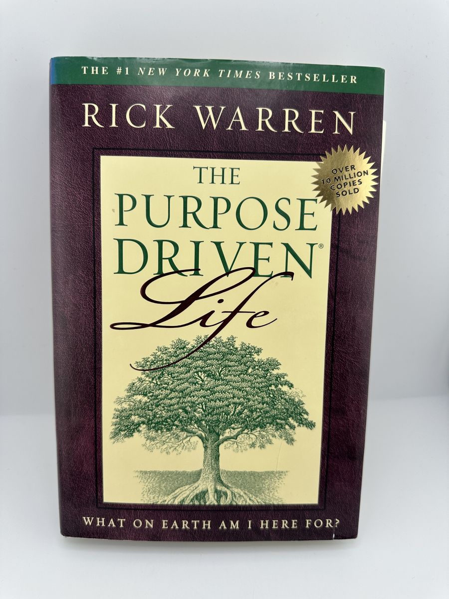 The Purpose Driven Life Rick Warren HC What on Earth Am I Here For Book