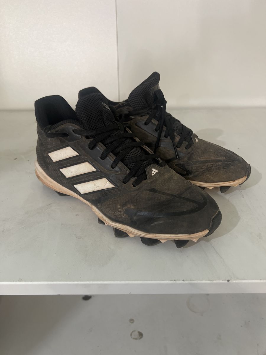 adidas Adizero Baseball Cleats Black & White Men's Size 7